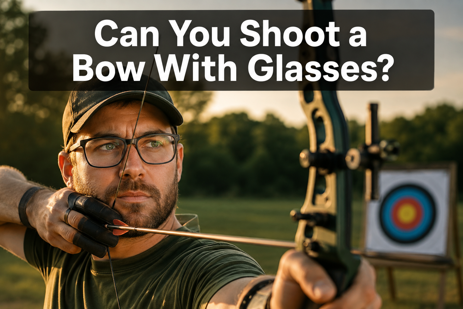 Can You Shoot a Bow With Glasses?