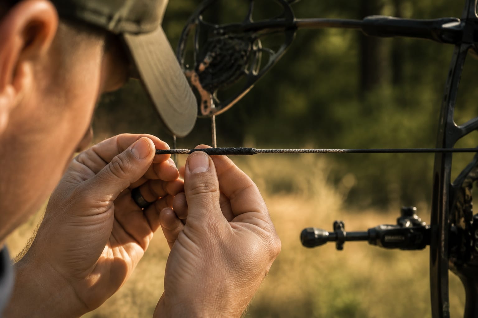 Difference Between Frayed and Worn Bow String
